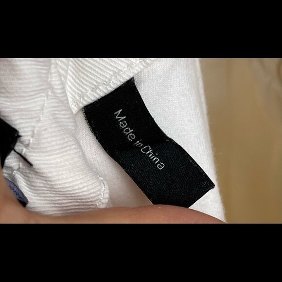 THEORY Cortland Relaxed Cotton Jogger Pants, Ivory size 2 - Picture 11 of 13